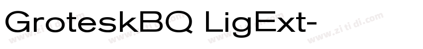 GroteskBQ LigExt字体转换